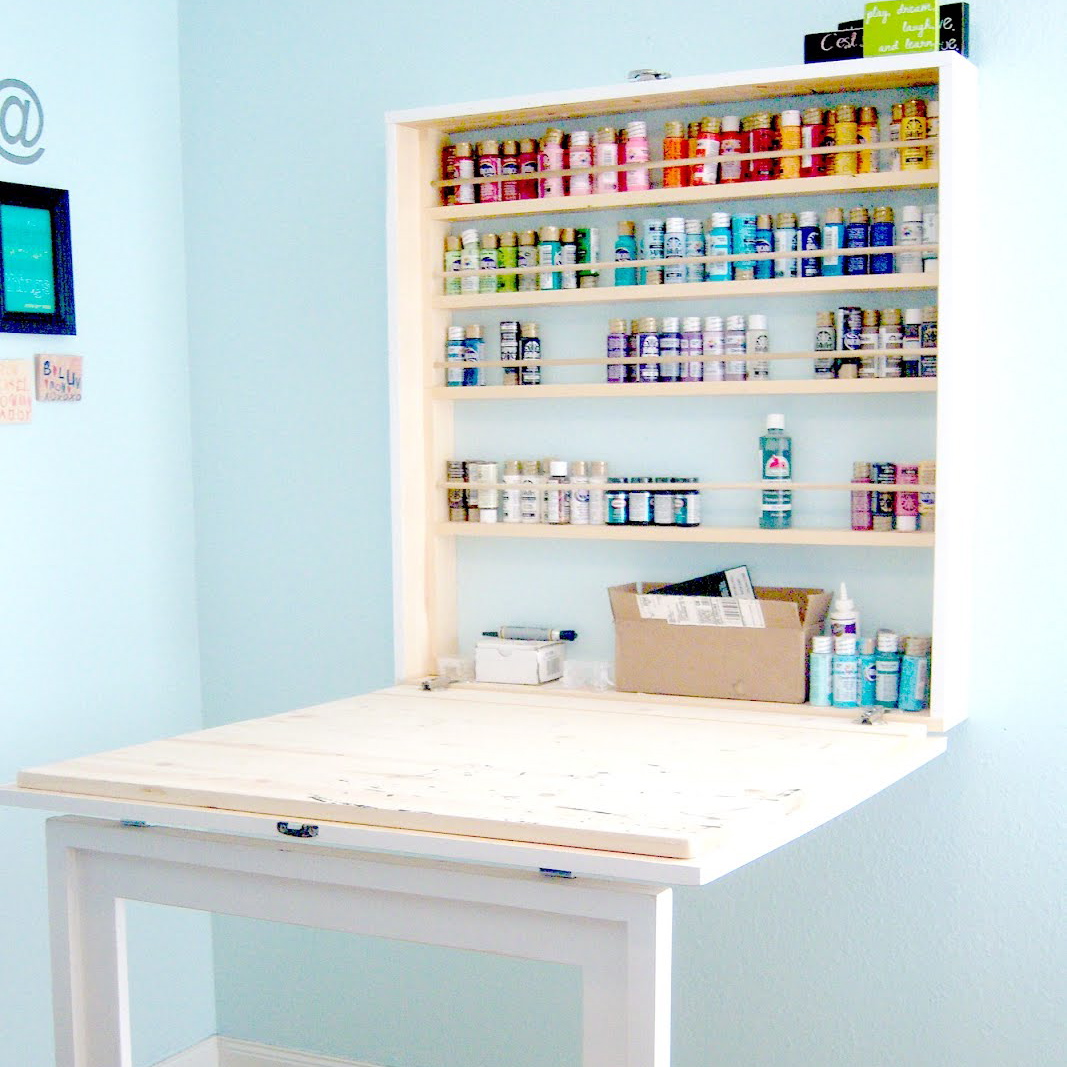 Inspiration file Builtin Craft Table via Bubblewrapp’d