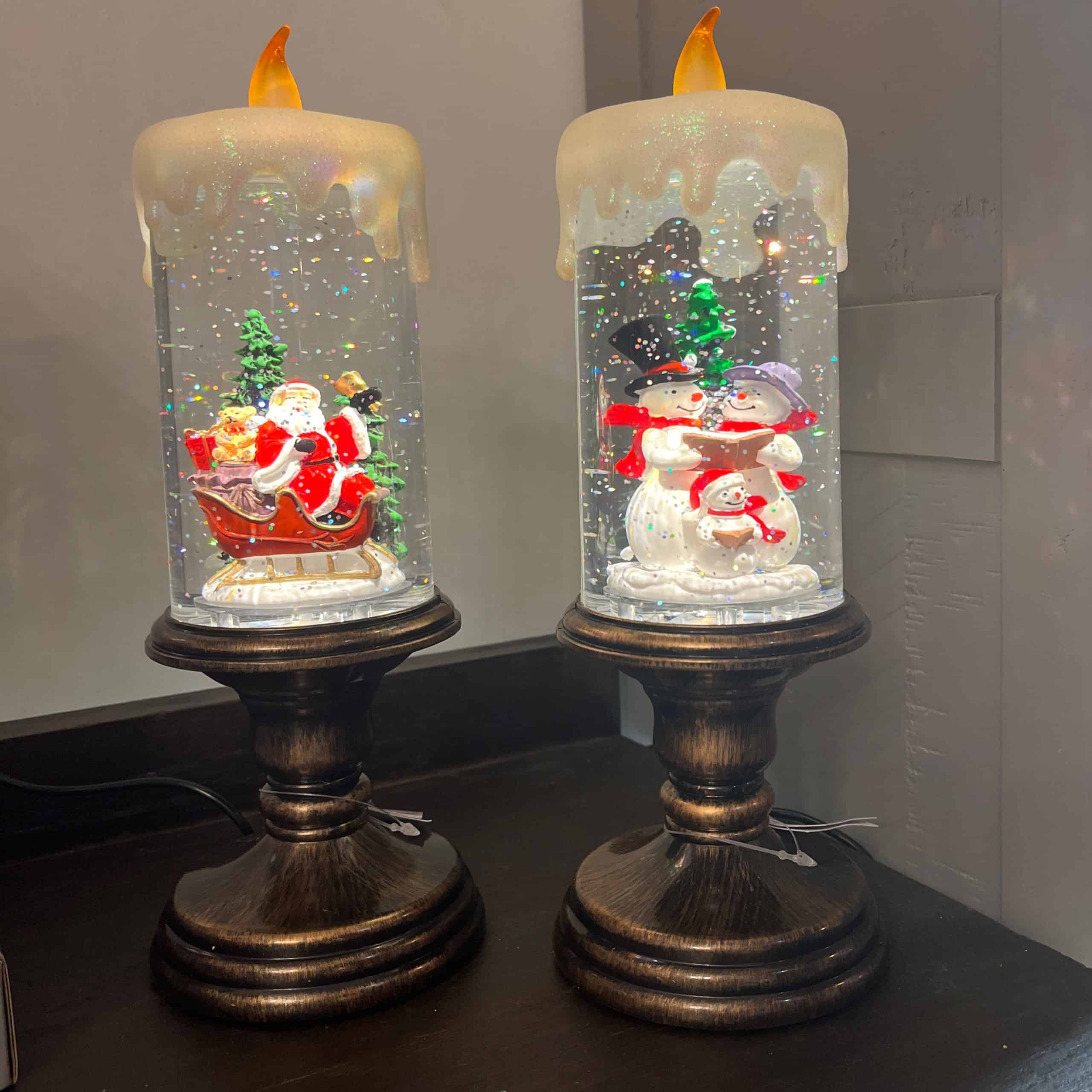 I’m not perfect Santa/Snowman Candle Spinner 2 Assorted styles