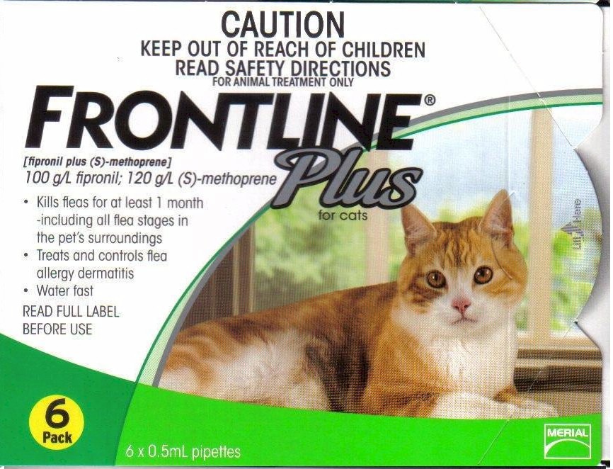 FRONTLINE PLUS FOR CATS (3 pipette pack) Homevet