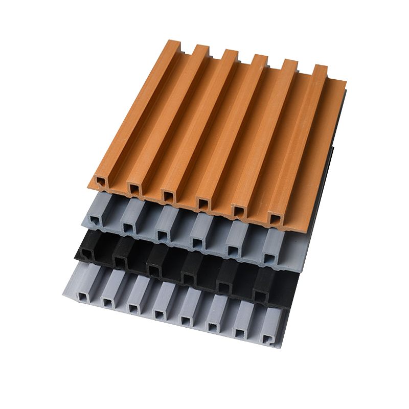 Indoor 3D WPC Wall Panel With 6 Holes