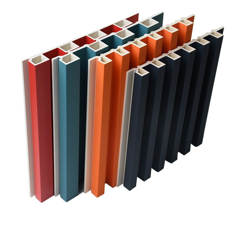 Indoor 3D WPC Wall Panel With 6 Holes