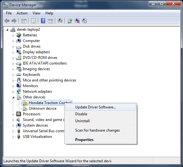 Installing USB Drivers (Windows Vista / 7 / 8)