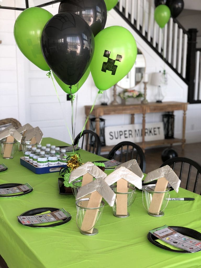 Minecraft Birthday Party with Free Printables Honeybear Lane