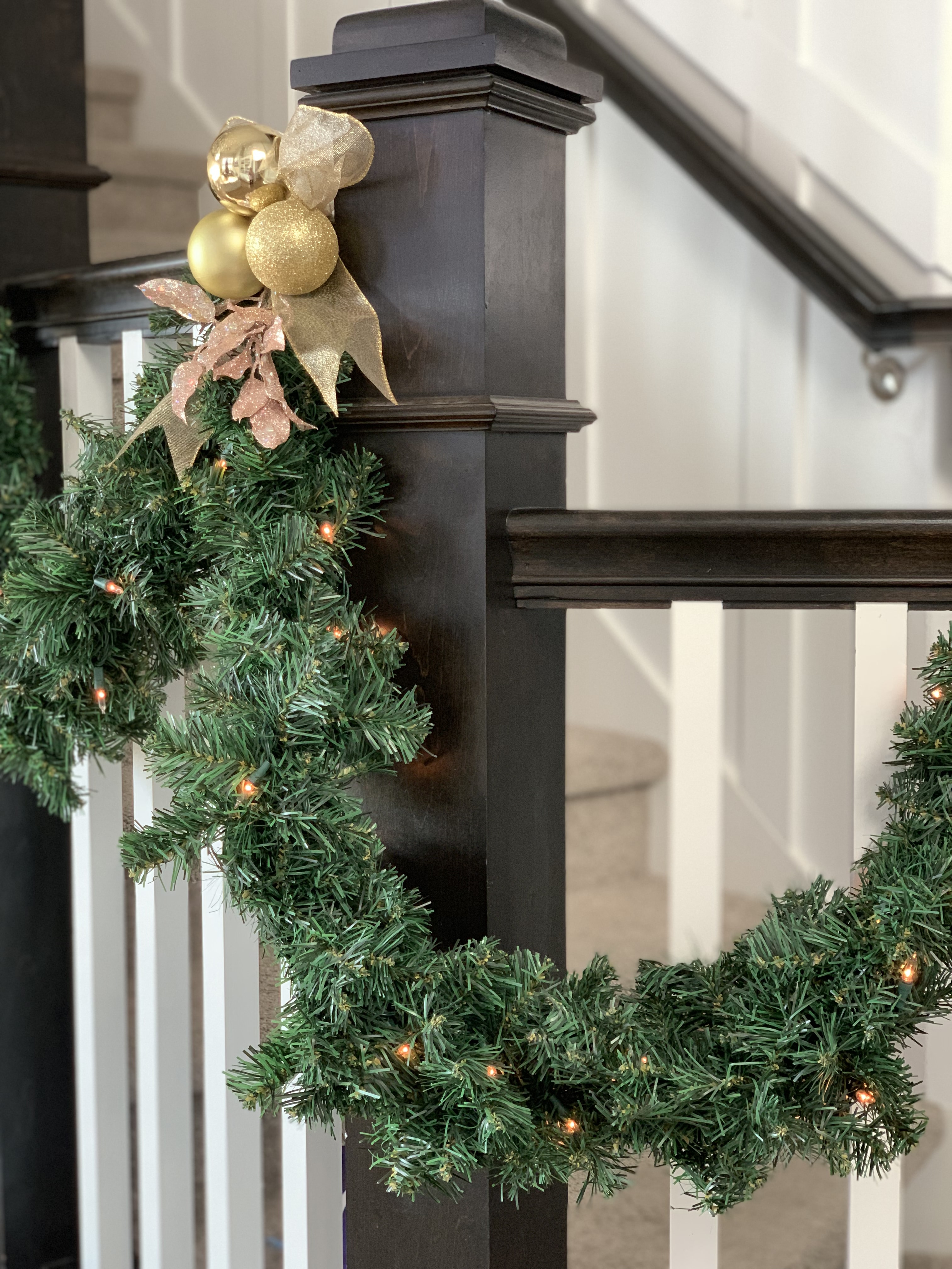 How to Make Fake Christmas Garland Look Real Honeybear Lane