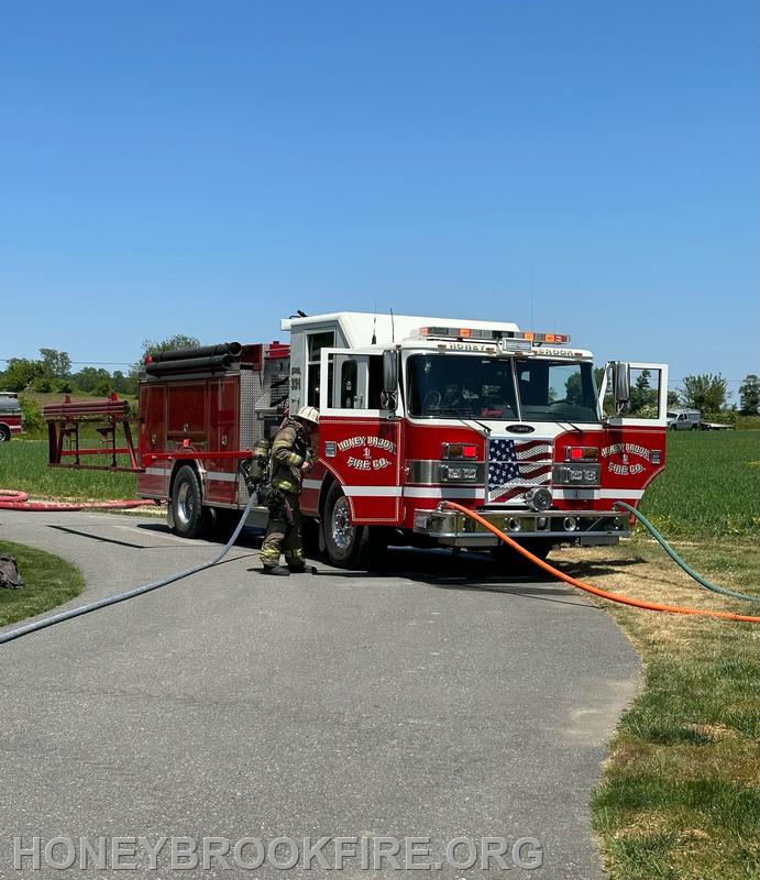 MidDay Box Alarm in Salisbury Honey Brook Fire Company