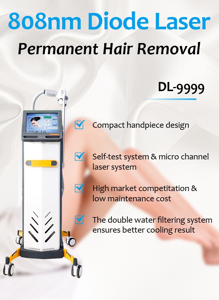 DL9999 808nm Diode Laser Permanent Hair Removal Machine HONKON Laser