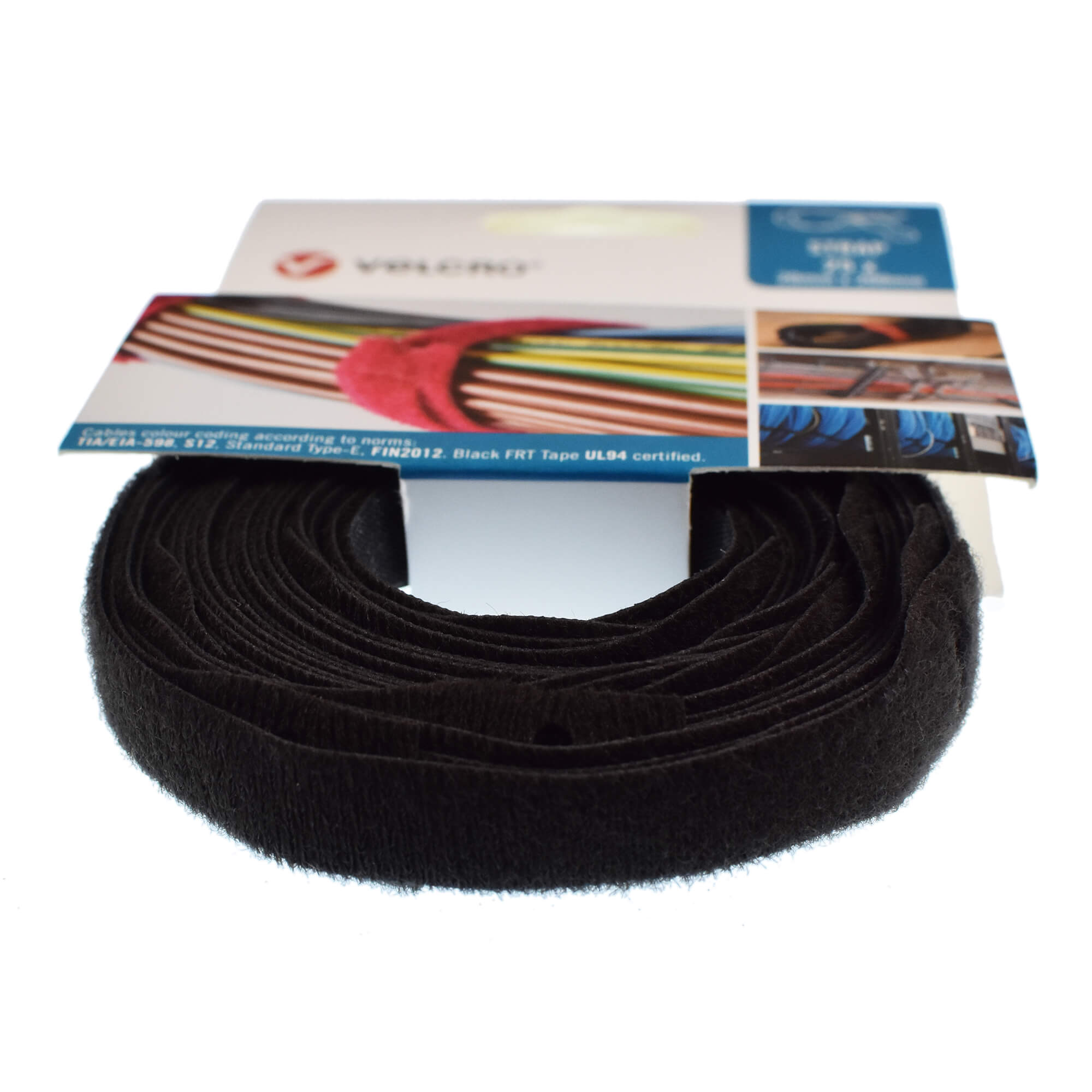 VELCRO® Brand ONEWRAP® F/R Cable Ties 20mm x 200mm x 25 Black