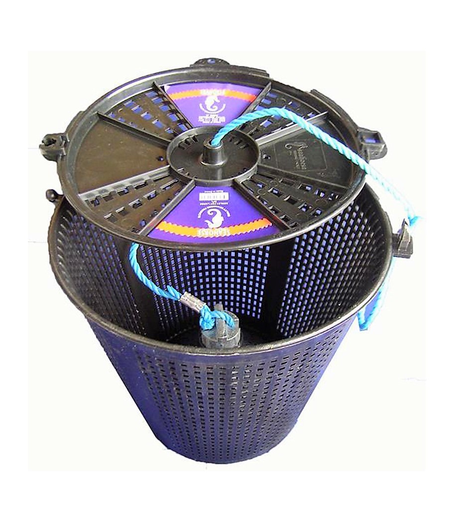 Seahorse Extra Large Weighted Berley Bucket /Live Bait Keeper & Rope