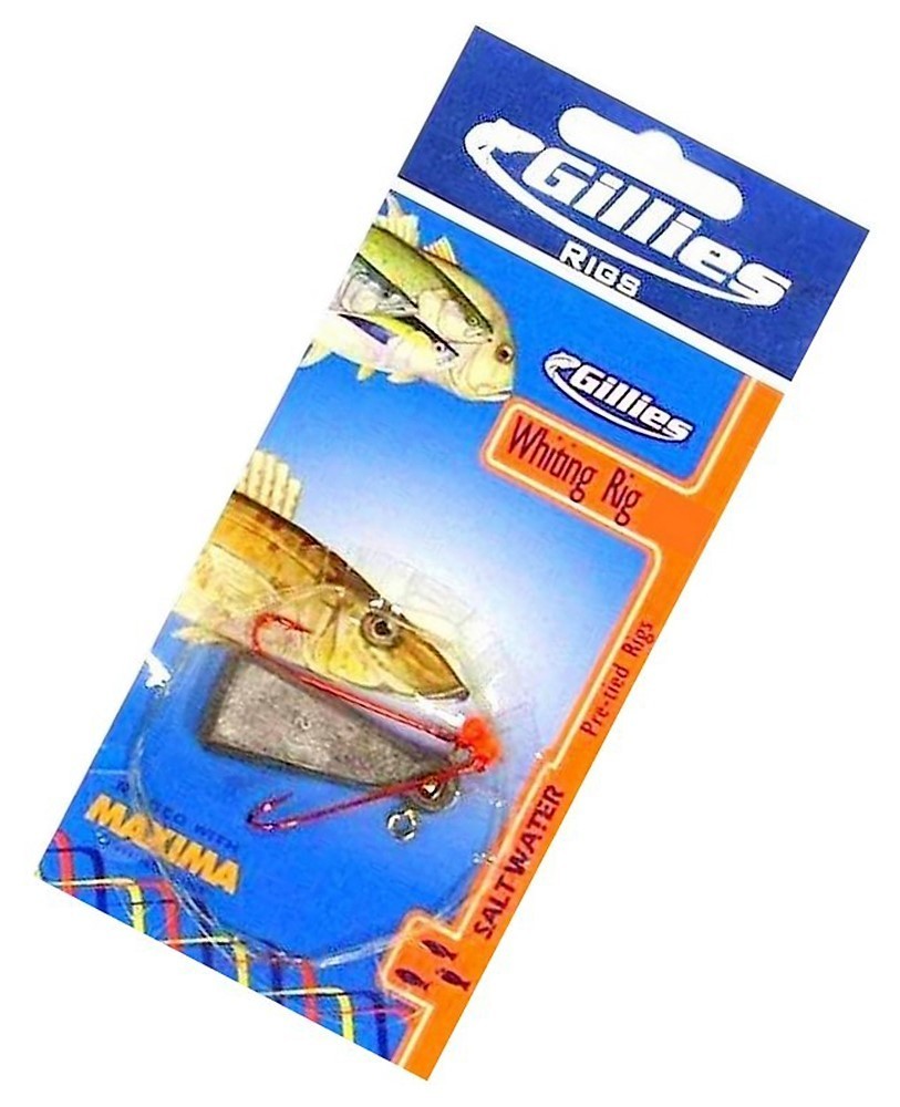 Size 4 Gillies PreTied Whiting Rigs Chemically Sharpened Fishing Hooks