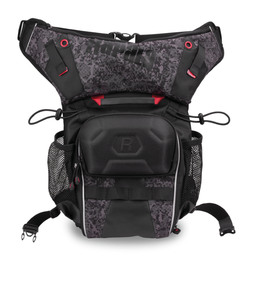 Rapala Urban Hip Pack Fishing Bag with Twin Rod Holders and Tool