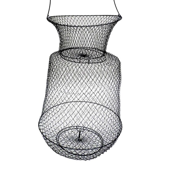 Seahorse Floating Collapsible Wire Creel Wire Fish Keeper Net/Basket