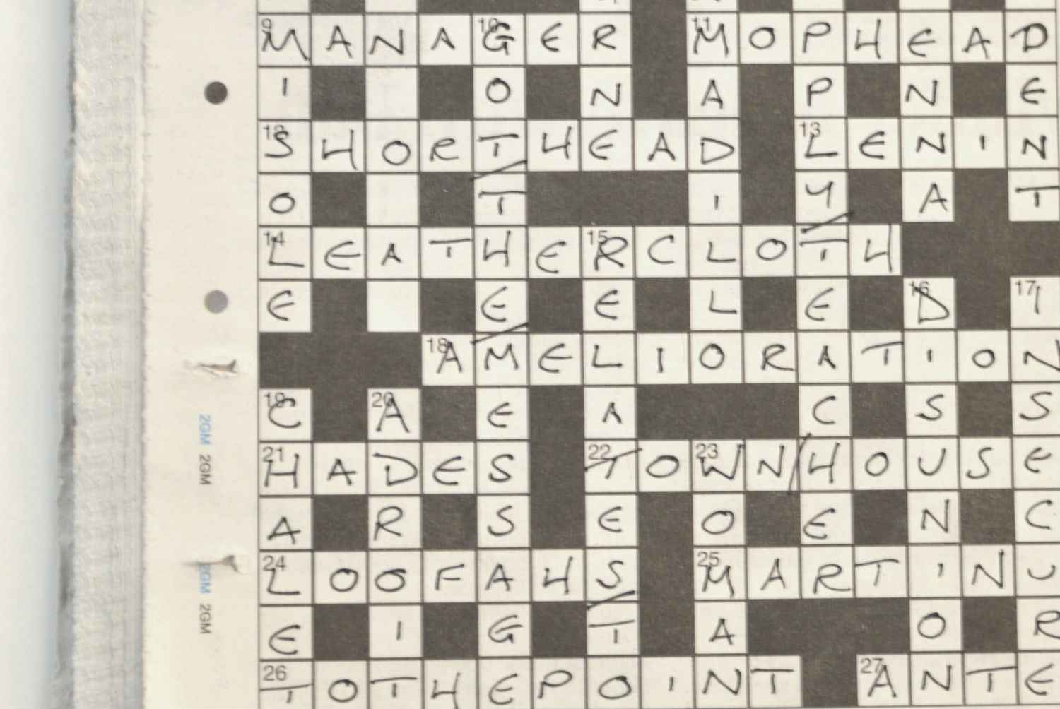 Solving crosswords, semantics, and other human puzzles