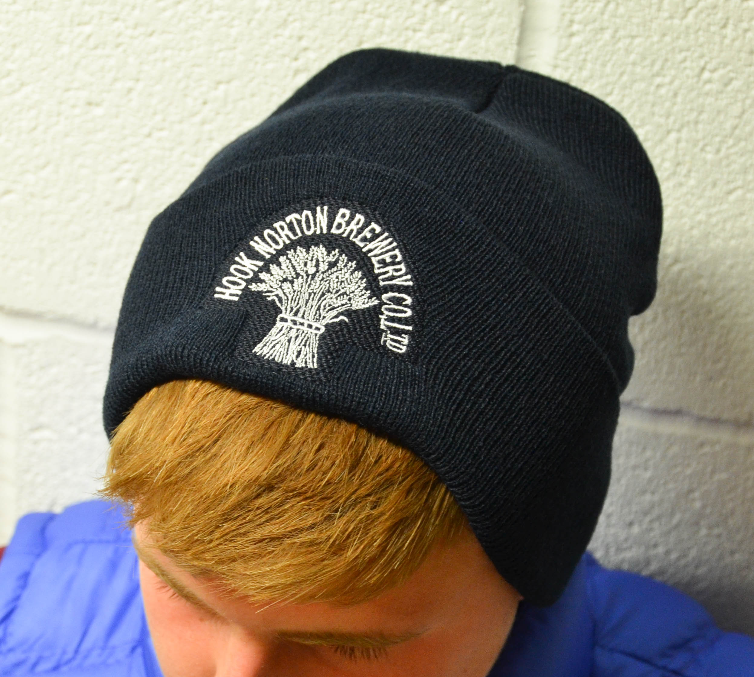 Navy Beanie Hat Hook Norton Brewery