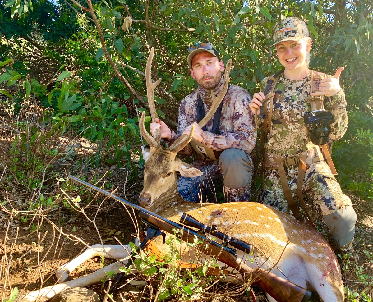 Big Game Axis Deer Hunting in Hawaii with Hook You Up Outfitters