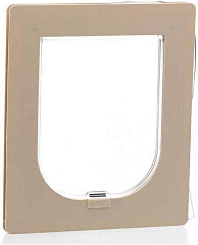 PETWAY Pet Door for Security Door Stone Beige / Large