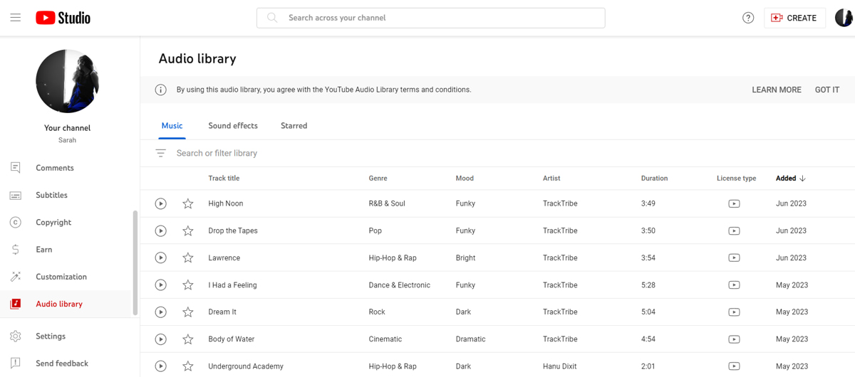 Youtube Audio Library How To Access And Use It In 2023