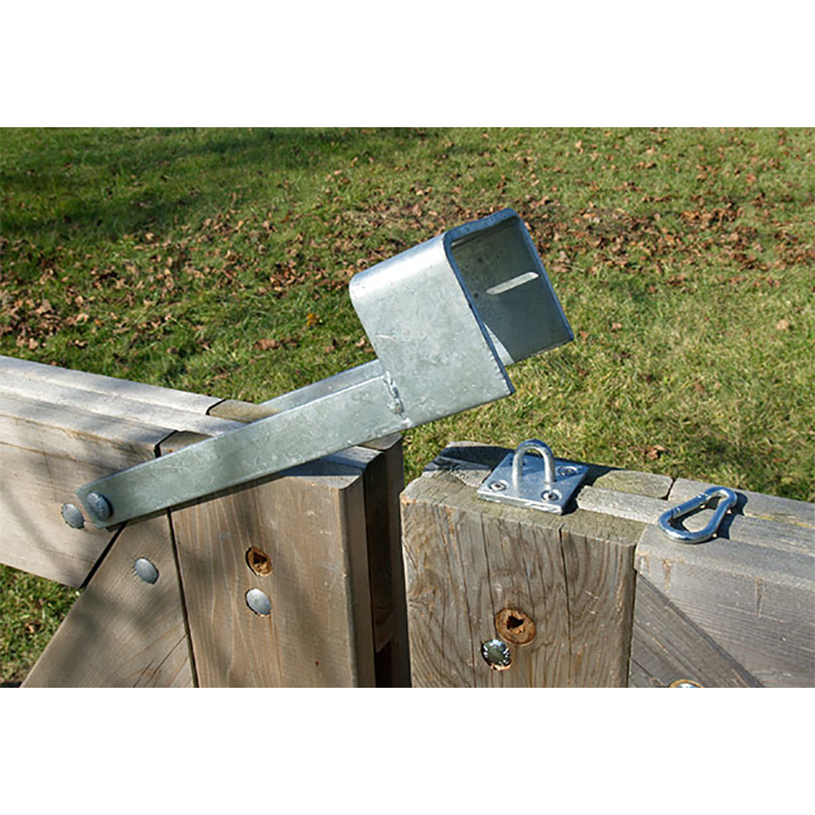 Snug Cottage Hardware Throw Over Gate Loop Latches for Wood Gates