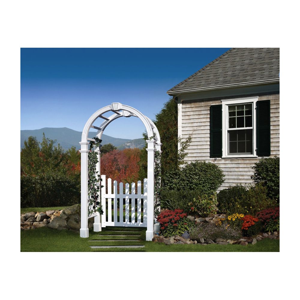 New England Arbors Cottage Picket Gate (VA84258), for 50" to 52