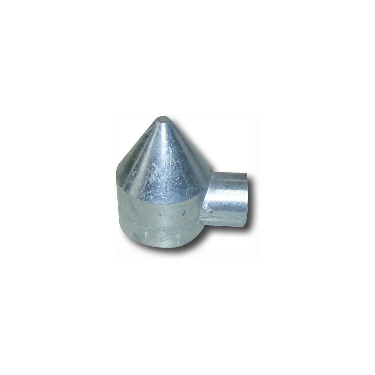 Chain Link Fence Bullet Cap 2.5" 1Way (H0041) Hoover Fence Co.