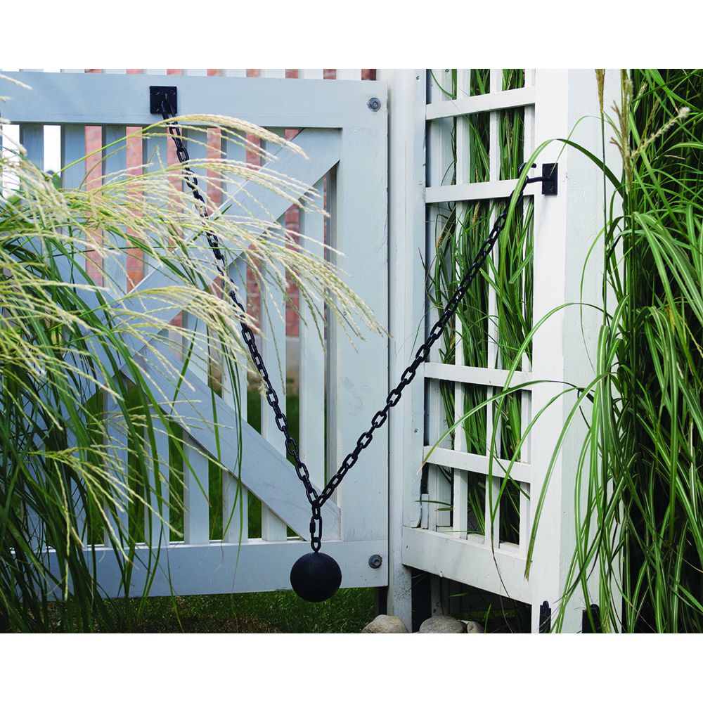 Snug Cottage Hardware Cannonball Closer Black Hoover Fence Co.