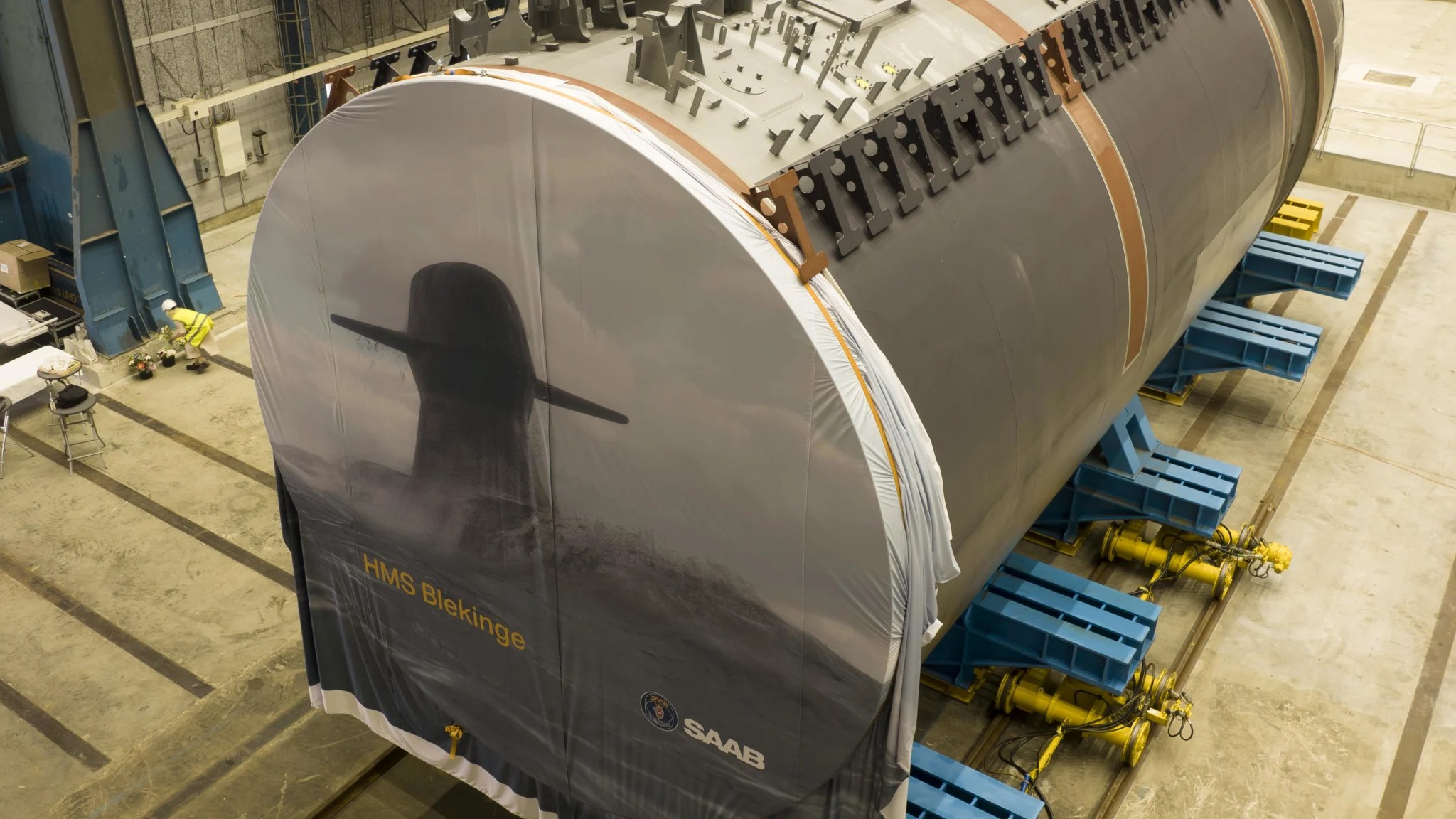 KeelLaying Ceremony for the first Blekingeclass Submarine — Horizon