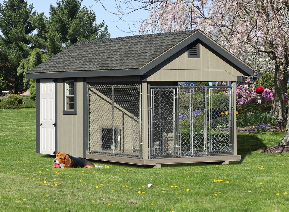 8x16 Double Kennel Horizon Structures