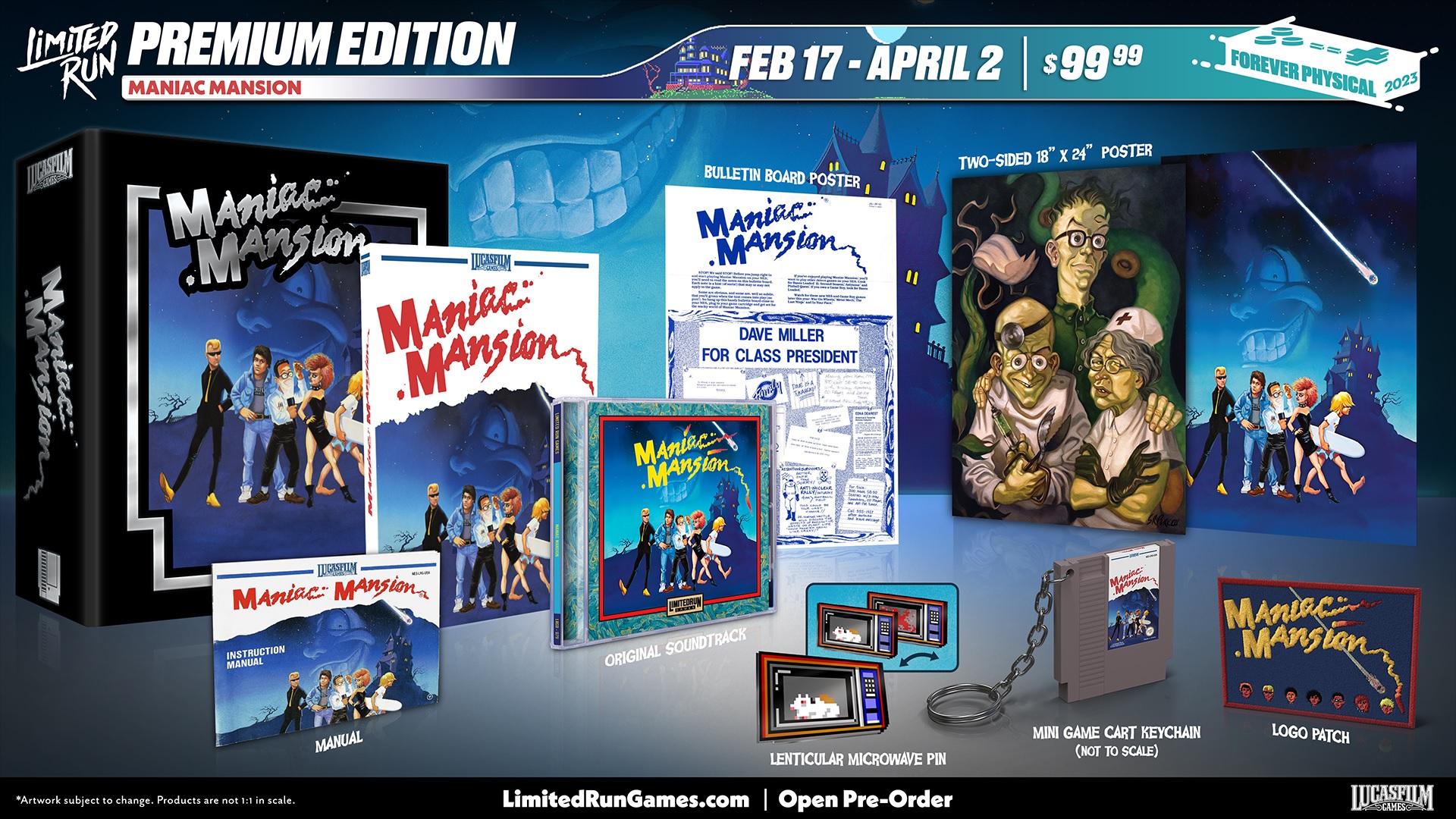 'Maniac Mansion' ReReleased on NES and PC by Limited Run Games