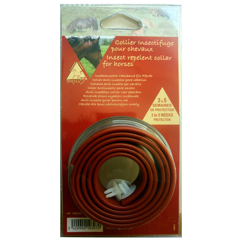 Insect repellent collar for horses Horsefly Trap