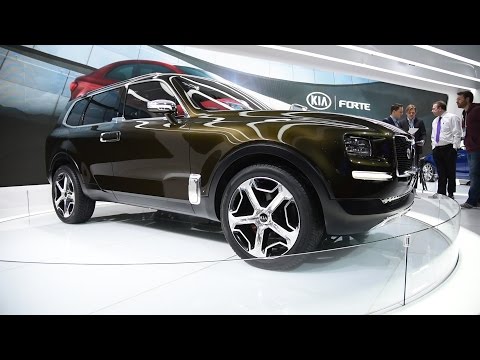 Kia Telluride Concept at the 2016 Detroit Auto Show Video - Horsepower
