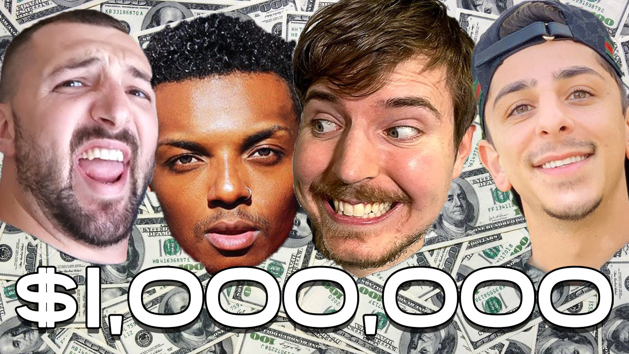 Top Ten Giveaways Over 1,000,000 Dollars Spent! (Faze Rug, MrBeast, BigDawsTV) HORUSGLOBE