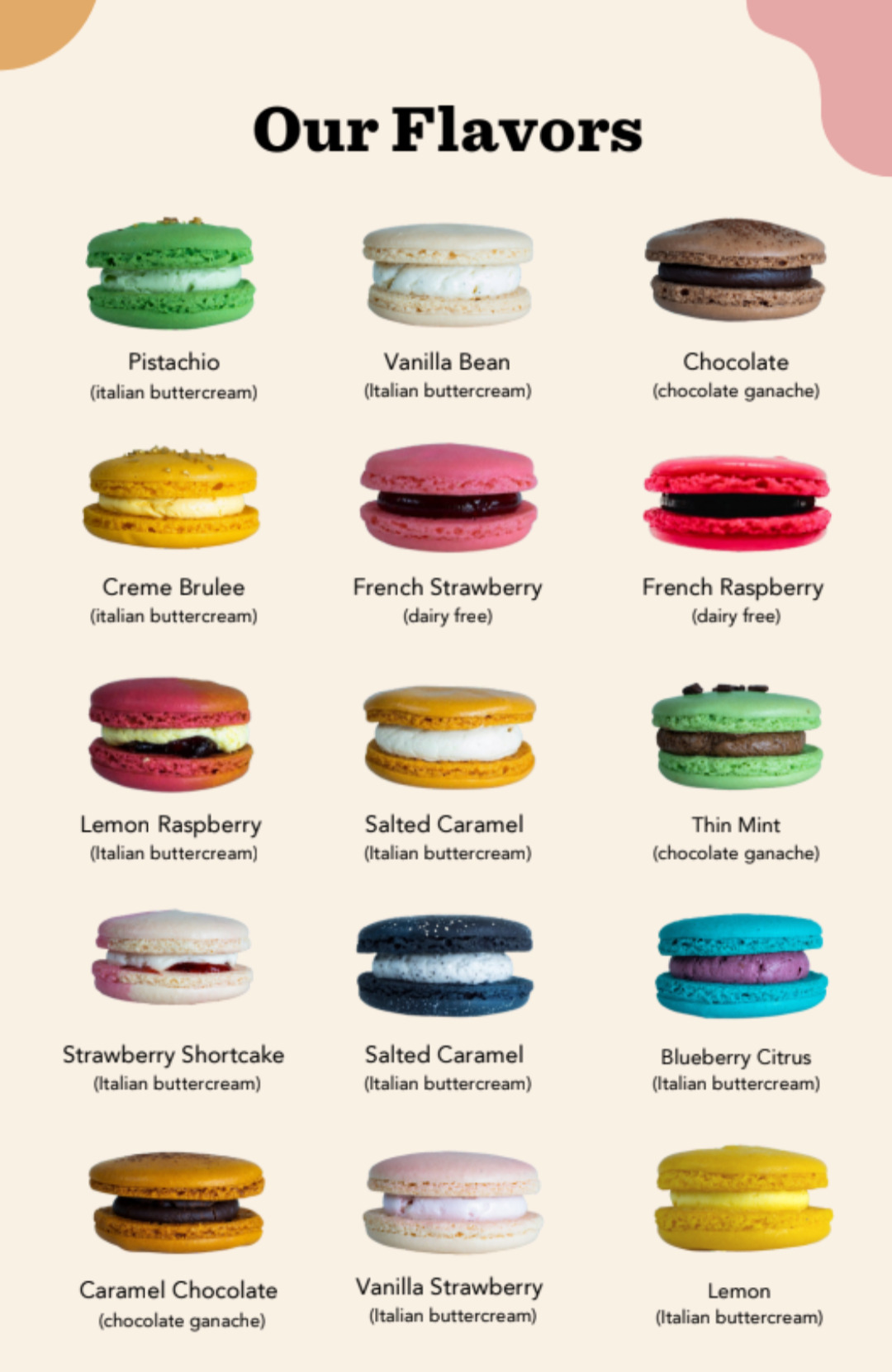 Macaron Queen hosco.