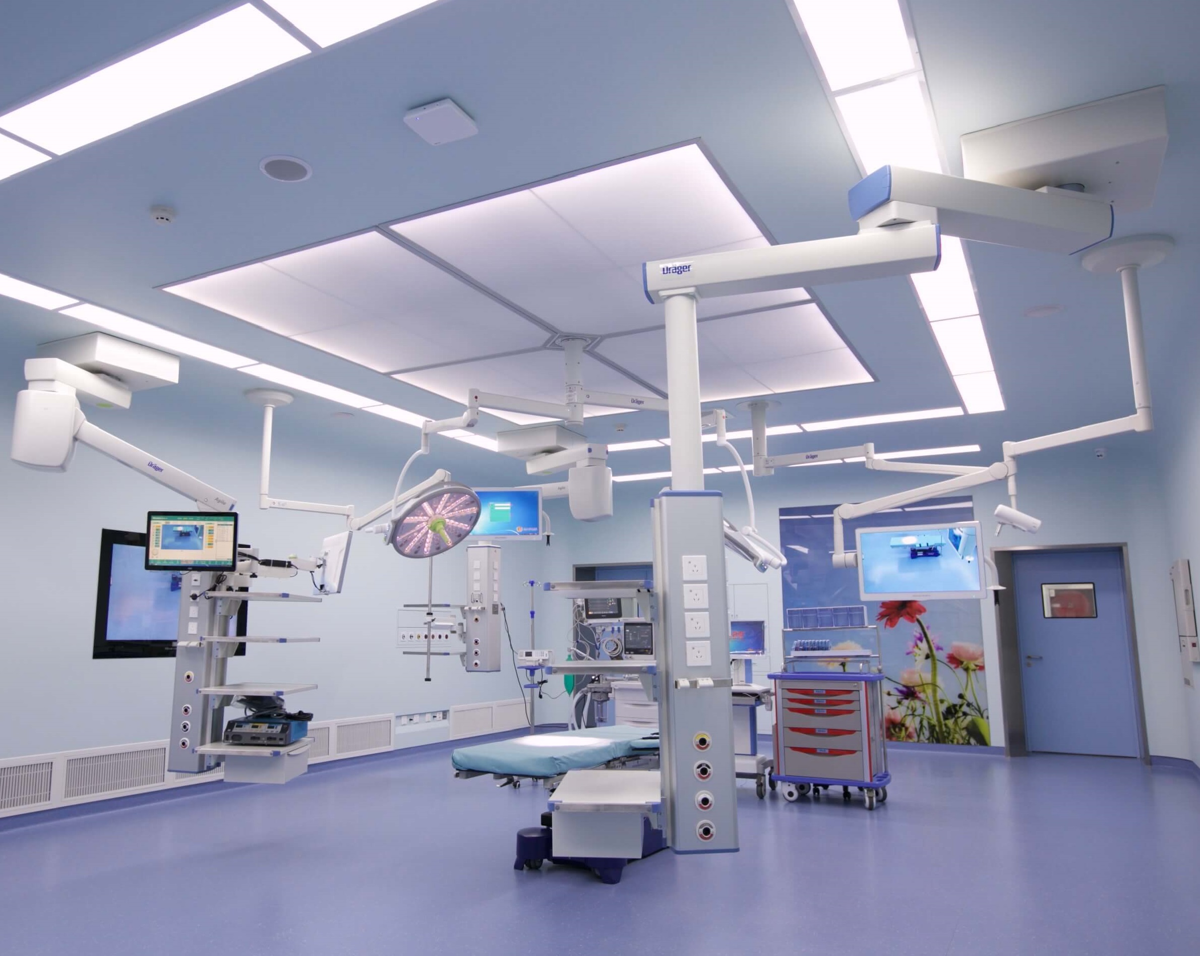 Modular Operating Theatre Modular Wall Panels & Ceiling