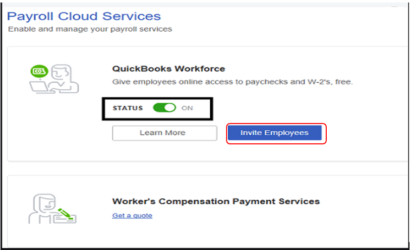 How to Activate View My Paycheck and QuickBooks Workforce?