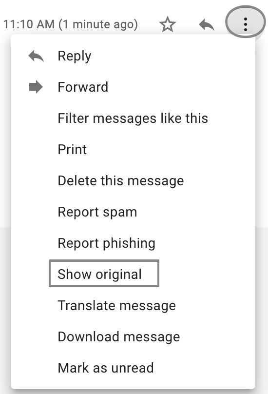 How to check headers in different mail apps? Hostens