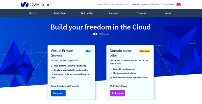 OVHcloud: performance, features and prices