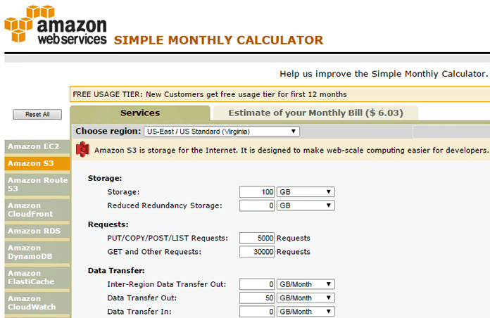 "AWS S3? Pricing (Calculator & Sample Plan)