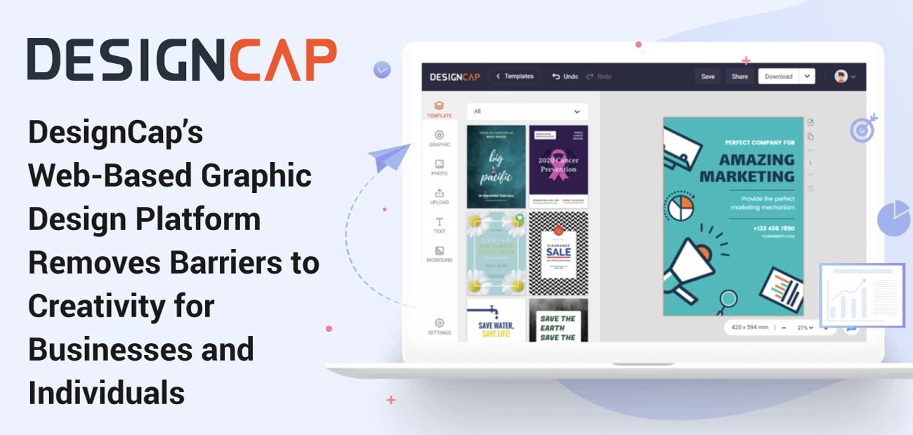 DesignCap’s Based Graphic Design Platform Removes Barriers to