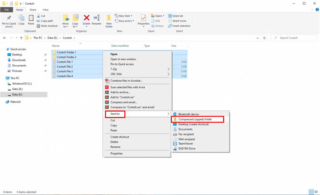 Cara Membuka File Zip (Unzip) dan Membuatnya di Windows