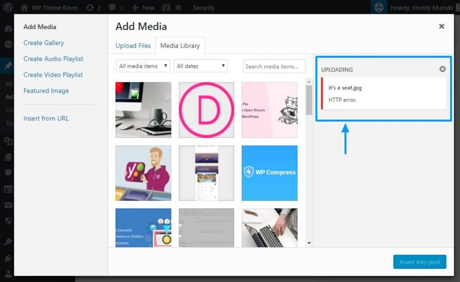 WordPress HTTP Error How to Fix It When Uploading Images