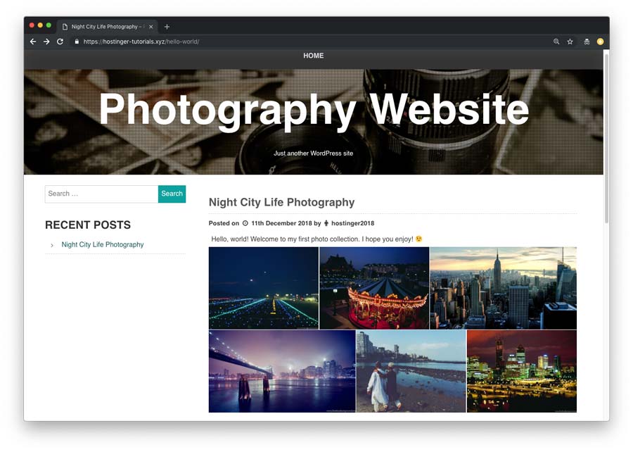 How to Make a Stunning Photography site (in 5 Easy Steps)