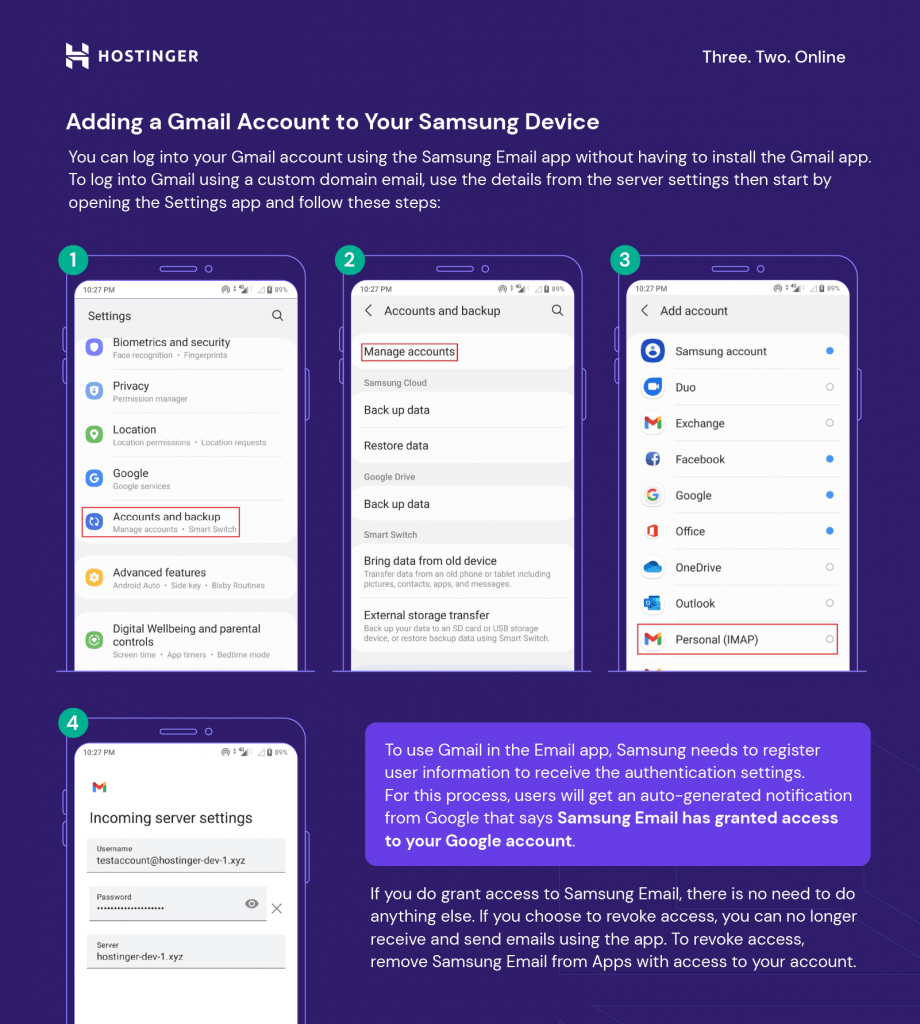 How to Set up Email on Samsung Devices