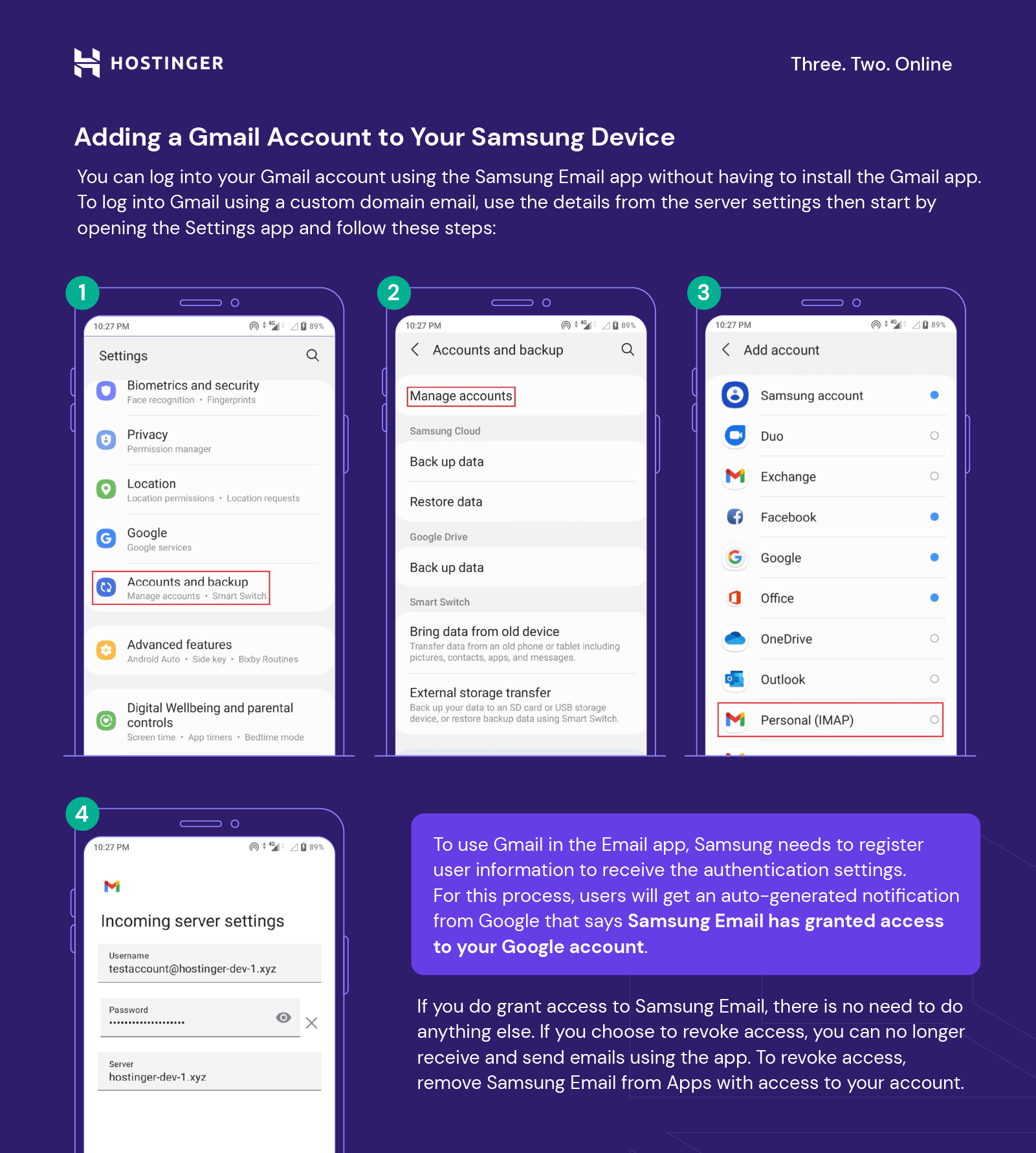 How to Set up Email on Samsung Devices