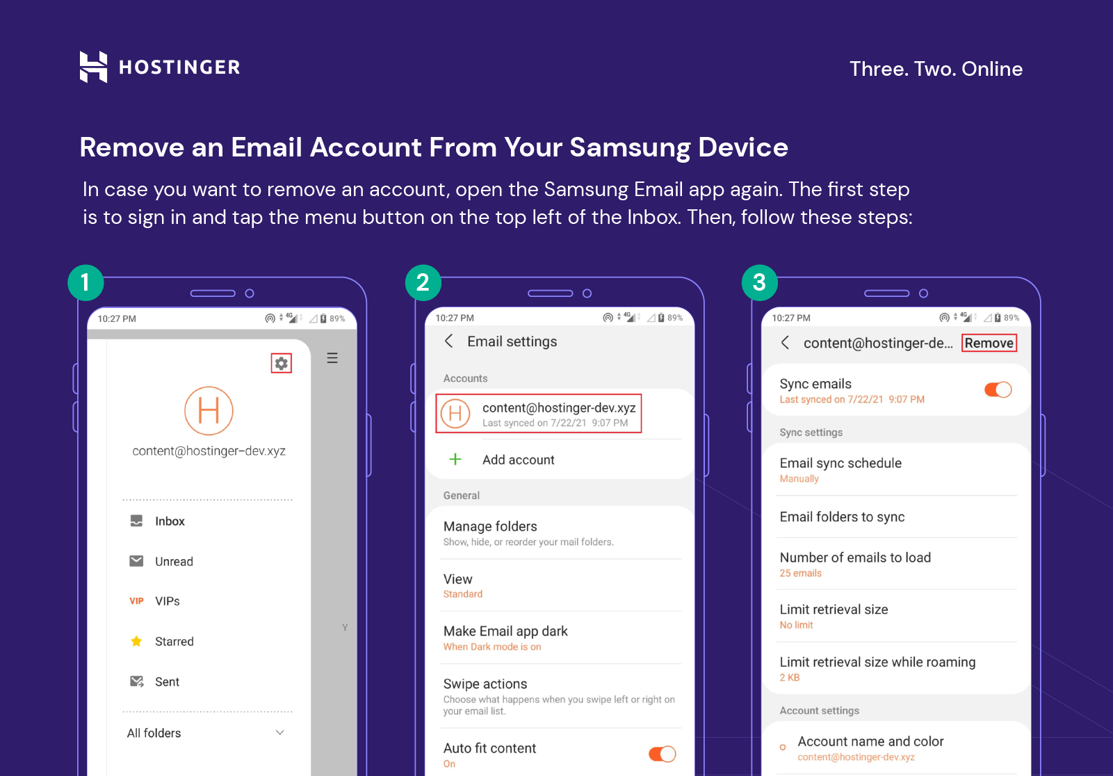 How to Set up Email on Samsung Devices