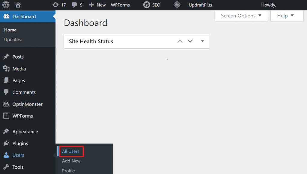 WordPress Hide Admin Bar For All and Specific Users