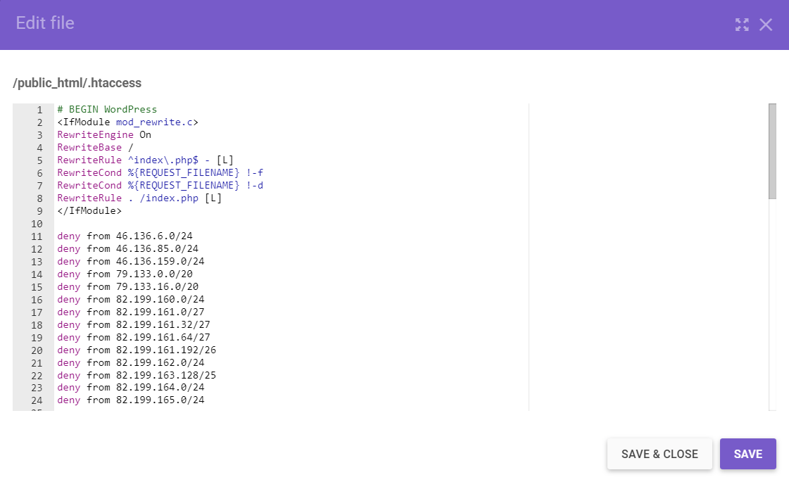 How to Block IP by Country Using .htaccess File