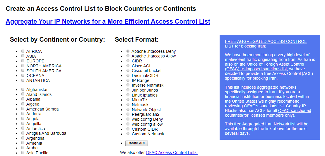 How to Block IP by Country Using .htaccess File