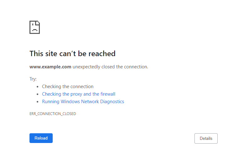 ERR_CONNECTION_CLOSED: 3 Effective Solutions to Fix It