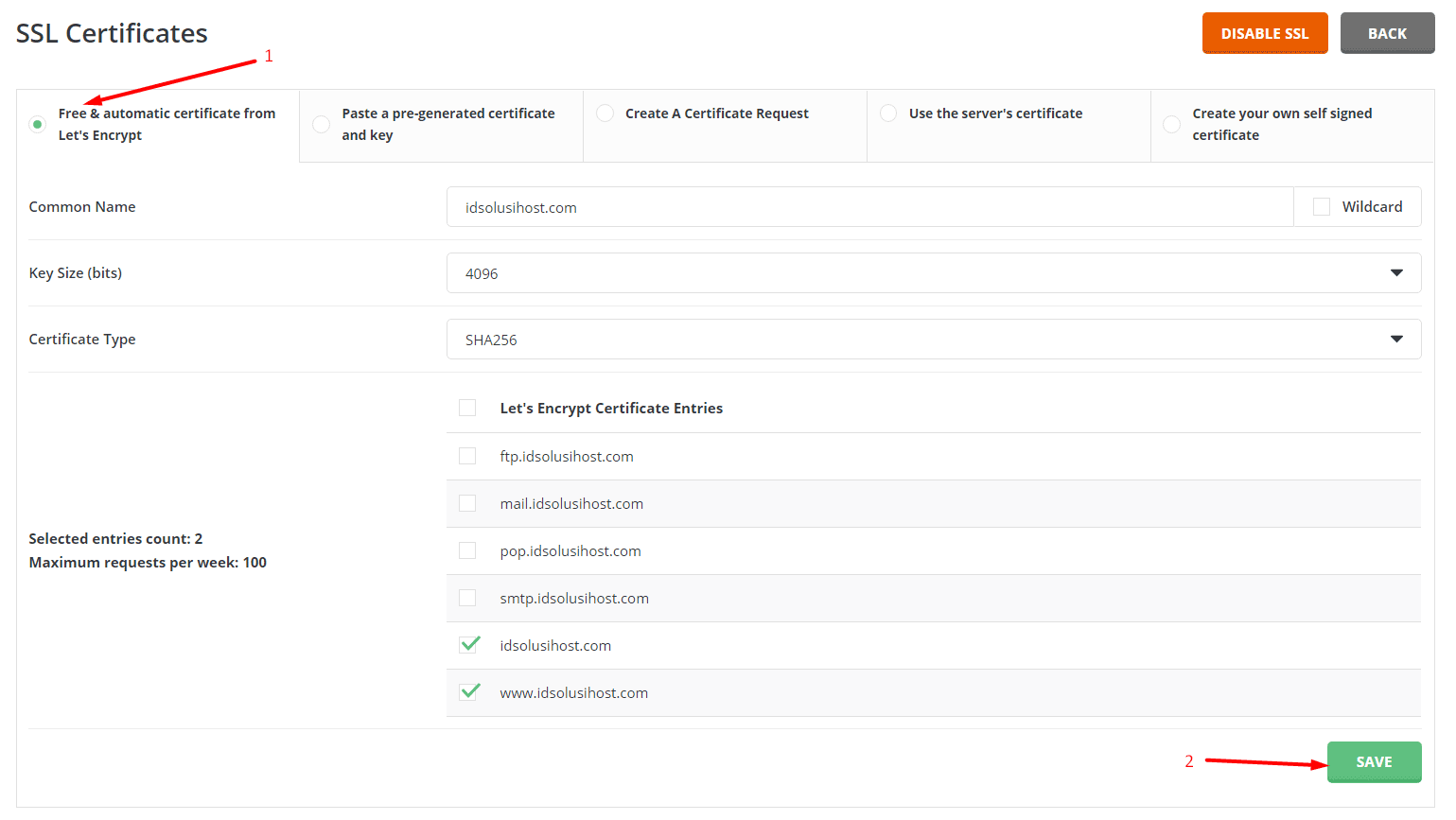 Cara Install SSL Gratis Let's Encrypt Pada DirectAdmin