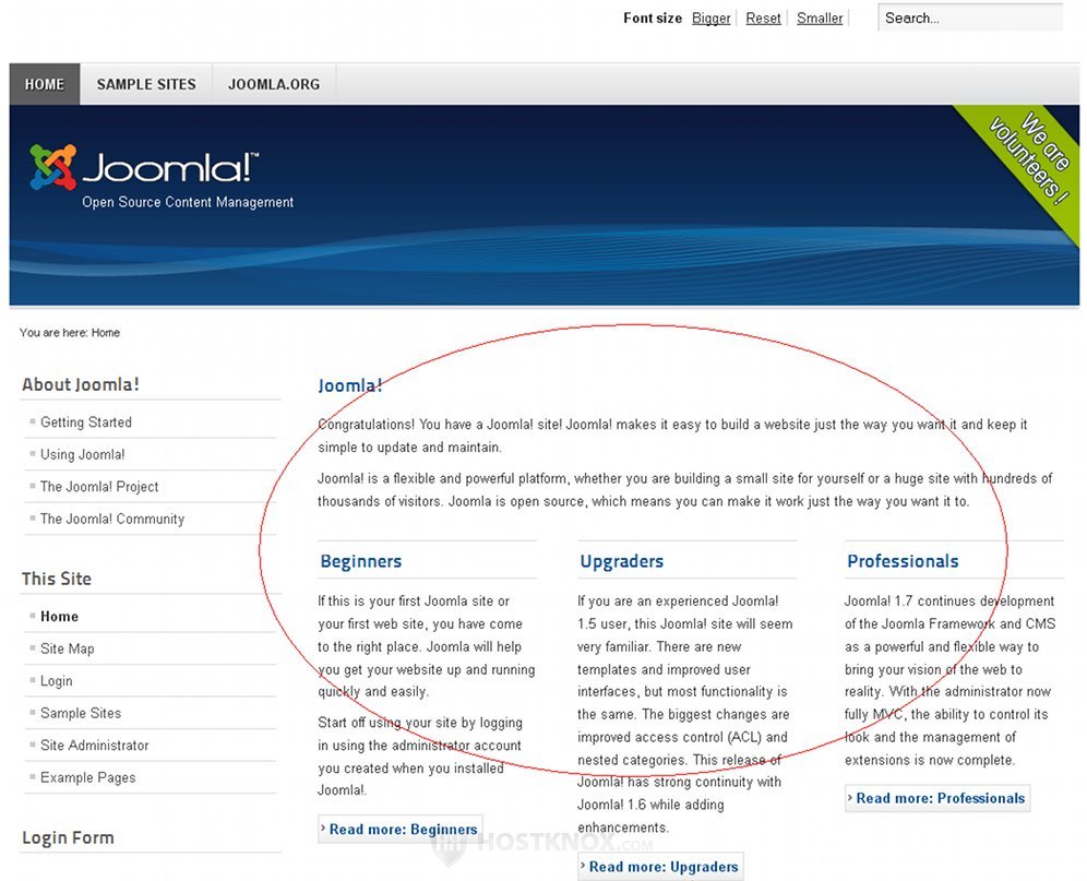 HostKnox Joomla Extensions Tutorial