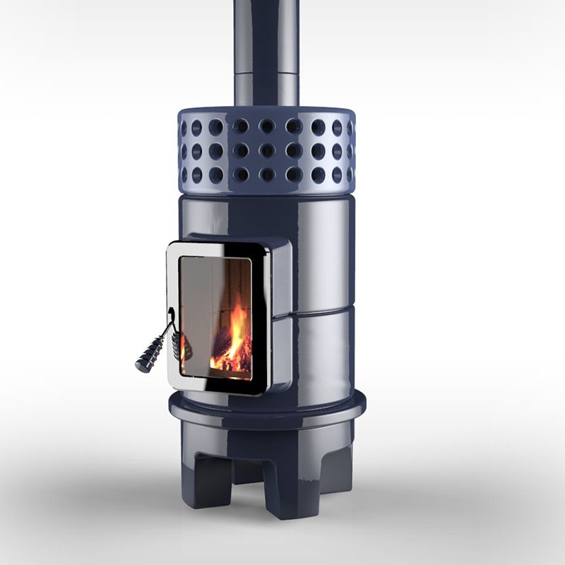 Order Round Stack Rim Woodburning Stove 9kW from Hot Box Stoves 24/